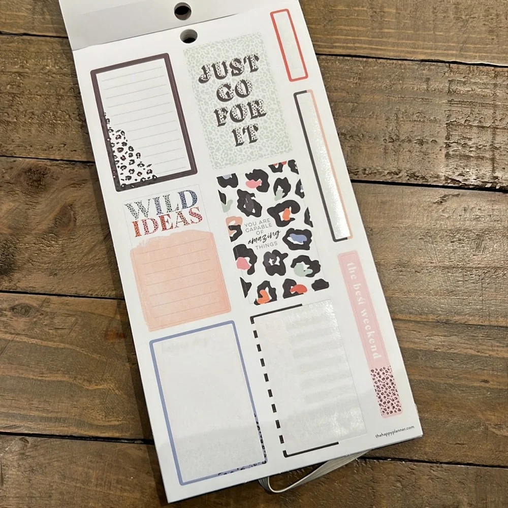 The Happy Planner Colorful Leopard sticker sheets
